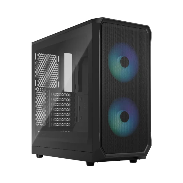 FRACTAL CASE MID TOWER FOCUS 2 RGB BLACK TG CLEAR TINT